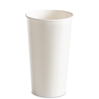 Compostable PLA Lining Hot Paper Cup 20 oz. - White
