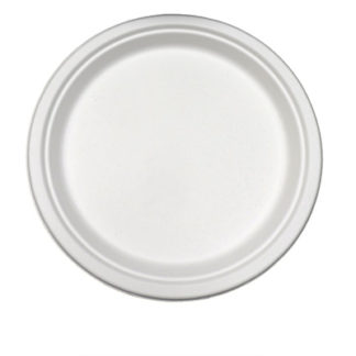 Wood Pulp Round Plate 7"