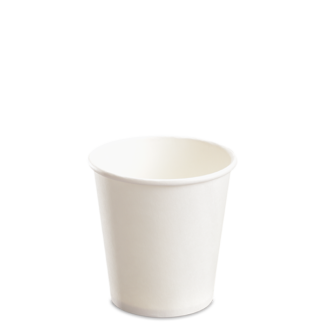 Compostable PLA Lining Hot Paper Cup 8 oz. - White