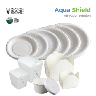 Water-based Barrier Coating To-Go & Take-Out Containers